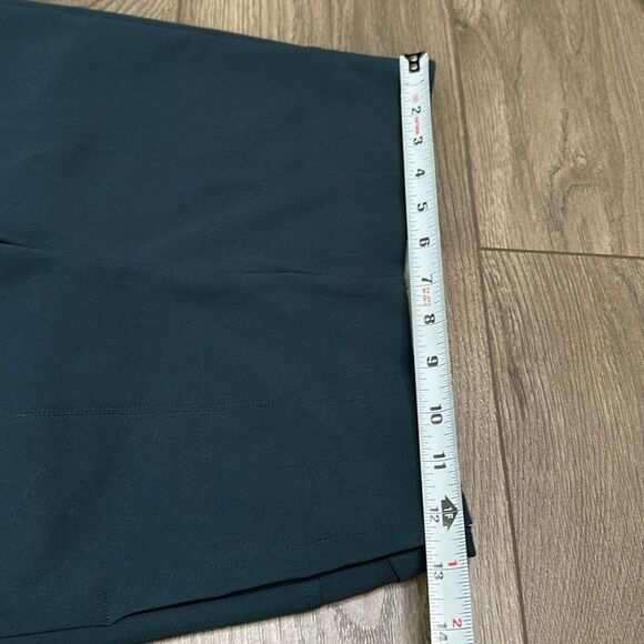 MM Lafluer The Foster Cigarette Lakeside Blue Powerstretch Ankle Pants Size 2 - Picture 8 of 13